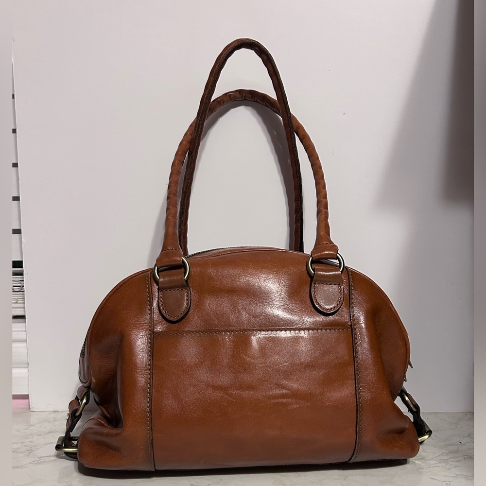Patricia Nash Kavala Heritage Satchel Handbag in Cognac - Picture 3 of 16
